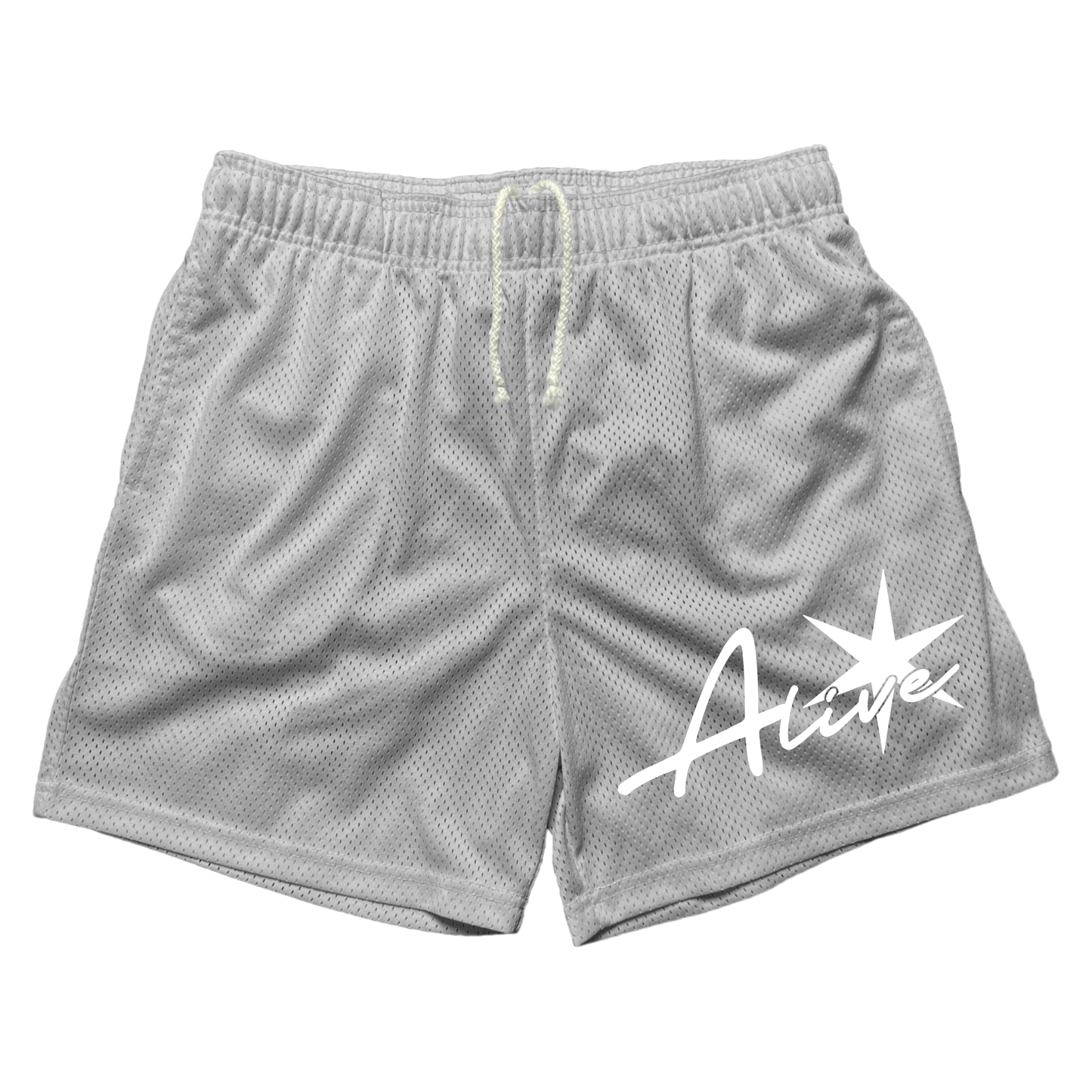 "Alive" Star Mesh Short